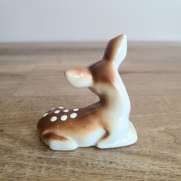 Set of 2 vintage ceramic deer figurines. - Picture 11 of 12